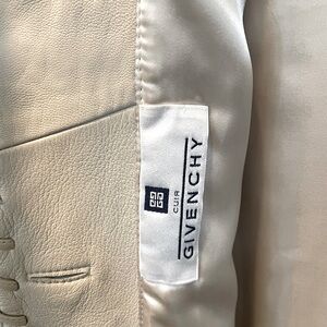 Vintage GIVENCHY Long Leather Jacket